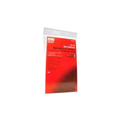 Gardner Bender 42-030 Wire Marker Booklet, 46-90