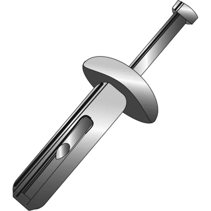 Minerallac 59032J Cully™ Expansion Light Duty Nail-In Hammer Drive Anchor 1/4 in Dia, 2 in OAL
