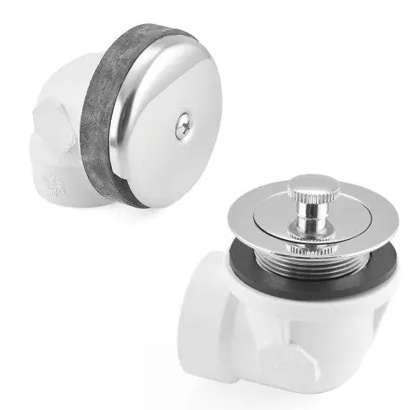 Sioux Chief 973-5201C01 Twist-N-Close PVC Half Kit W/1-Hole Fp