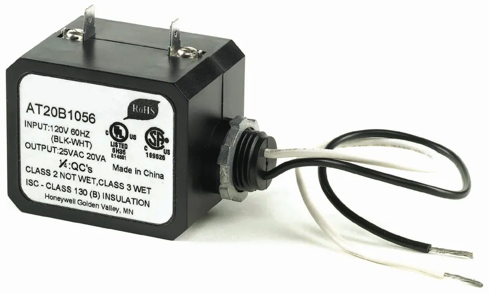 Honeywell Residential AT20B1056 Transformer 20VA 120/24V