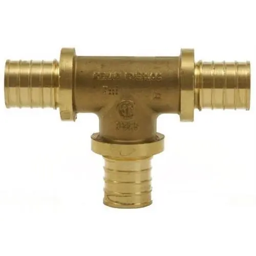 Rehau 260607-101 1/2 feet' x 1/2 feet' x 1/2 feet' F2080 Tee