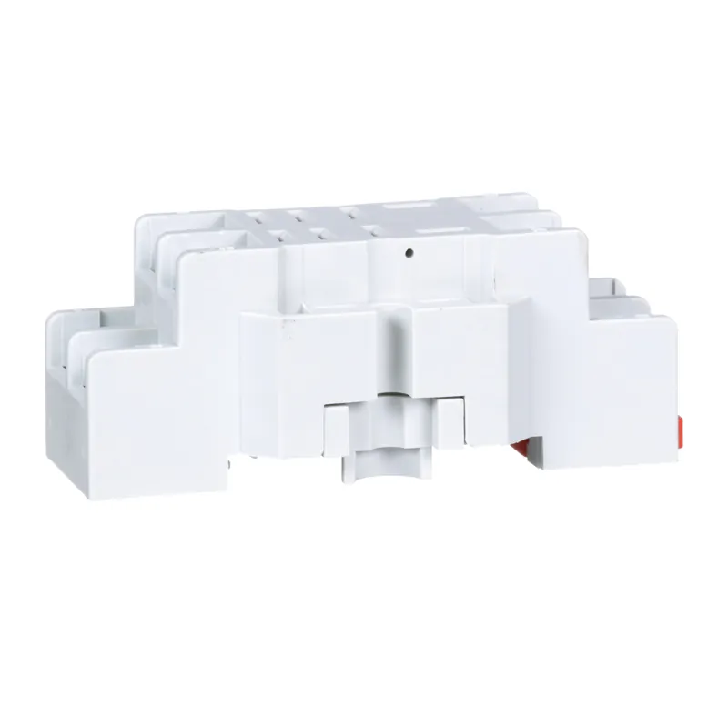 Square D 8501NR42 Relay Socket 300 VAC 10 Amp Din Rail/Direct Panel Mount Double Tier