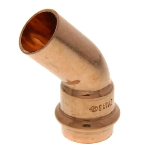 Cello Products BP6-2-12 BP6-2 Tube Street Elbow 45 deg, 3/4 Inch