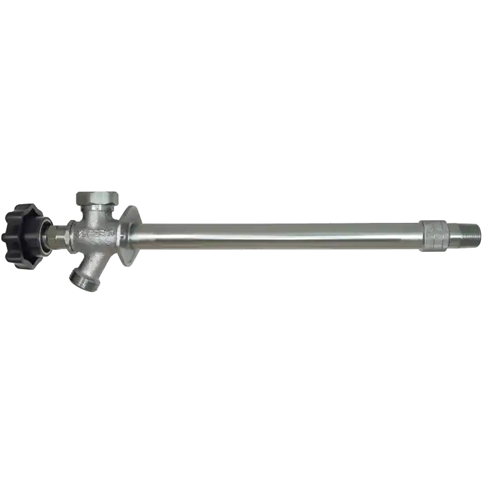 Legend Valve 108-155NL T-550NL LF Brass 1/4 Turn Frostfree Sillcock Valve, 1/2 inches x 12 inches MNPT/Sweat