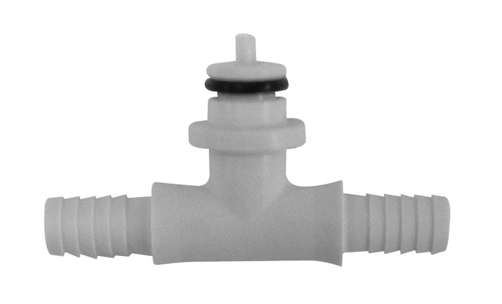 Pentair 94-178-17 Gas Fitting 1/4 inches Barb Plastic Tee With Check Valve