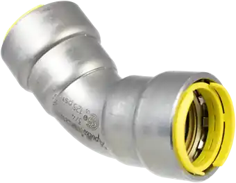 Aalberts Integrated Piping Systems PWR7481531 Apollo PowerPress Gas Bend 45° FF 1/2 inches