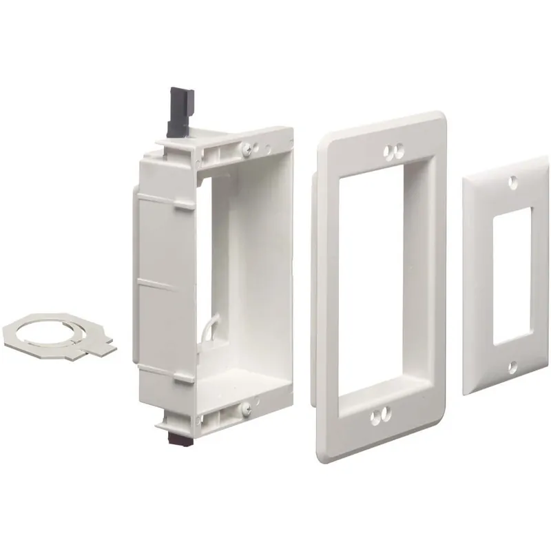 Arlington LVU1W Recessed Low-Voltage Mounting Bracket 1-Gang