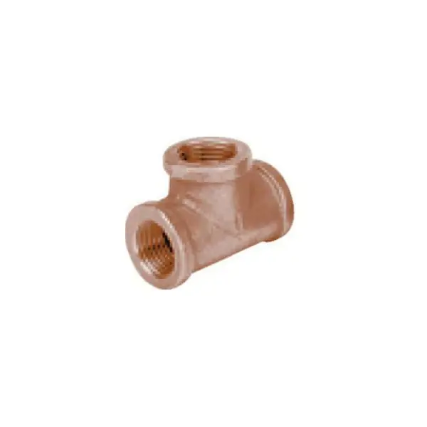 Matco-Norca B-T02LF Lf Brass 150# Tee 3/8 inches N Pt
