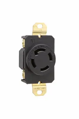Pass & Seymour L1930-R 30A NEMA L1930 Single Receptacle