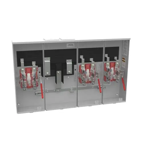 Milbank U2873-XT-QG-AMS Ringless Meter Socket 200 Ampere (3 Meter Positions)