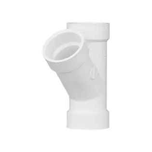 Charlotte Pipe PVC 00600 0600 DWV Wye 1-1/4 inches (All HUB)