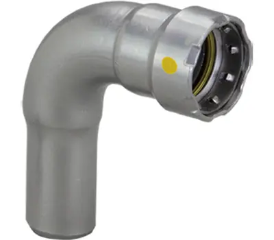 Viega 26061 MegaPressG 90° Street Elbow 1 in