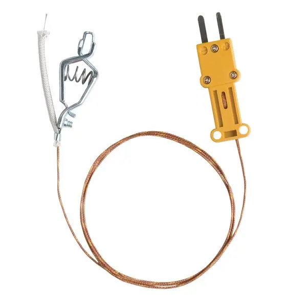Fieldpiece ATAF1 High Temperature K-Type Thermocouple with Alligator Clip