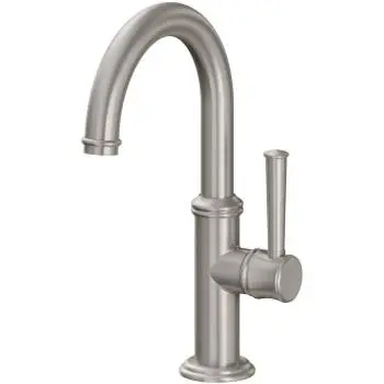 California Faucets 4809-I-SB Single Hole Lavatory/Bar/Prep Faucet