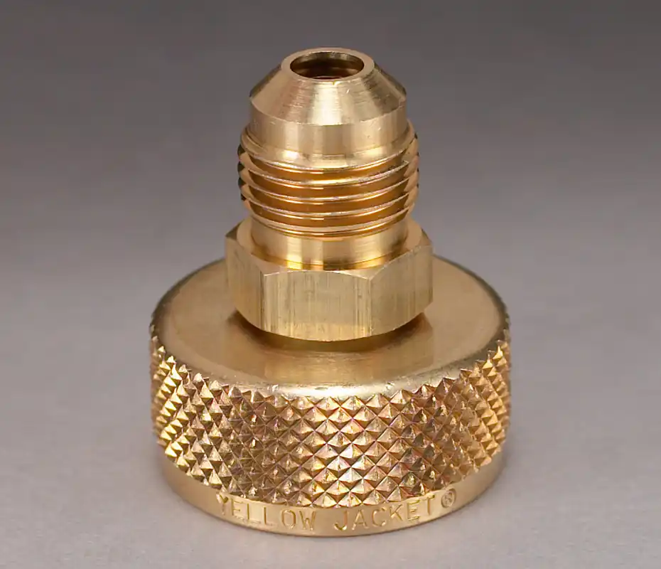 Yellow Jacket YJ-19106 Cylinder Adapter - 3/4 NPS x 3/8 Male Flare