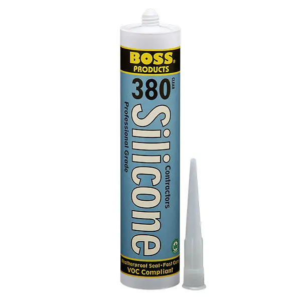 Boss Products 380 Silicone Caulk 10oz Tube