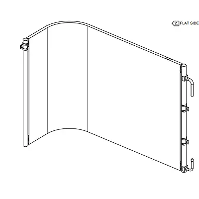 Trane COL25508 Coil; Outdoor, Microchannel, Rs, 41.34L X 17.29W X 31.91H