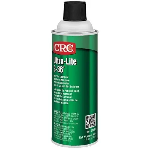 CRC 03160 3-36 Ultra Lite Non-Staining Lubricant, 16 oz Aerosol
