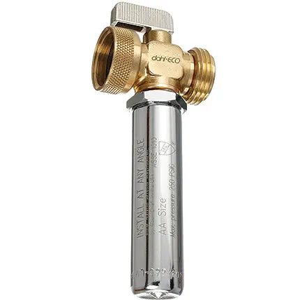Dahl Valve 521-04F-04-WHA Male Hose x Fem Swivel Hose x Water Hammer Arrester