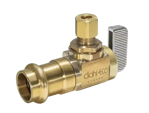 Dahl Valve 621-FP3-30 Mini-Ball Valve Supply Stop Angle