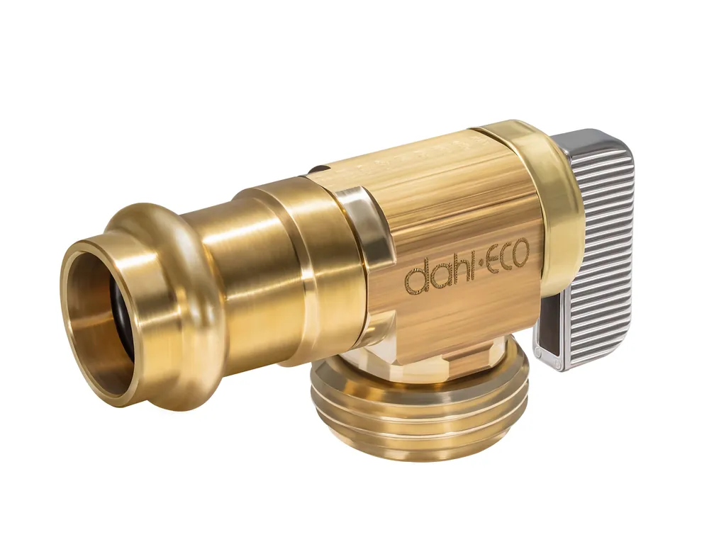 Dahl Valve 621-FP3-04 1/2 Female Press x Male Hose Valve Angle