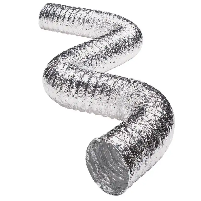Deflecto F0405B Supurr-Flex UL Listed Clothes Dryer Transition Duct 4 inches x 5 feet