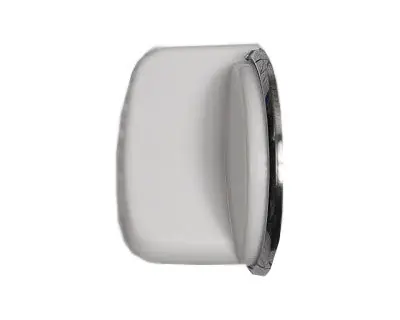Electrolux 134182800 Knob, Rotary, White/Dark G