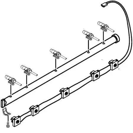 Whirlpool W10826727 Gas Piping Manifold REPLACEMENT MPN