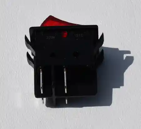 Speed Queen F340411 Switch Rocker Red Illum DPST