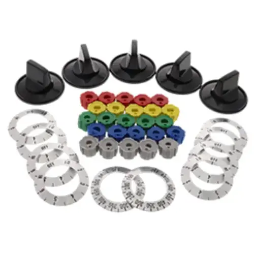 Exact Replacement Parts KN002 ERP Burner Knob Kit (5 Pack) Replacement MPN KN002, 301968, 61201, 4590-324, 4590-764, MA-XP6, RK100, RK103, TJMA-XP6, TJRK103