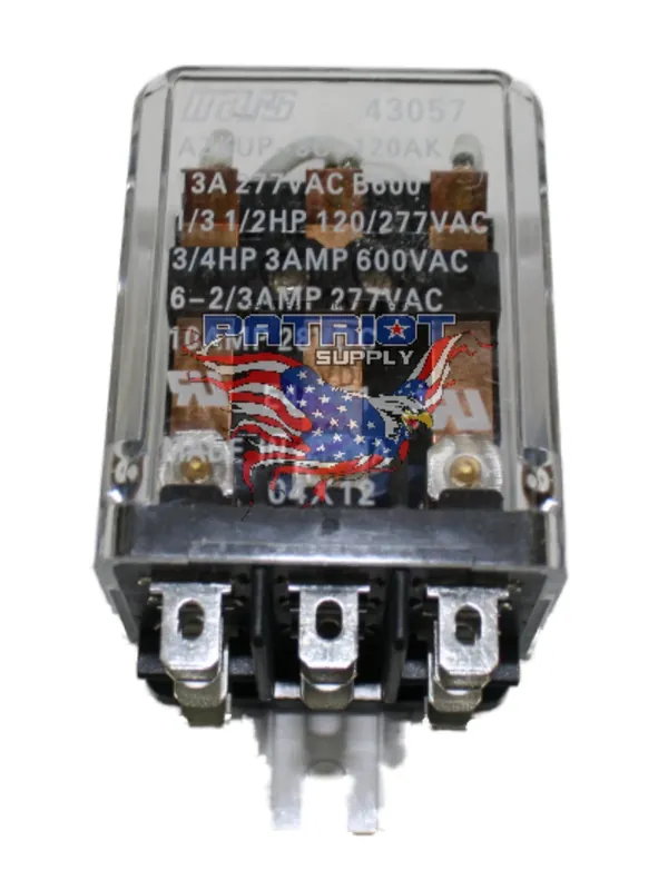 Mars 43057 3PDT 120V Enclosed Relay