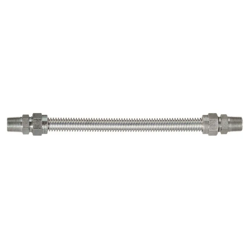 Dormont 30-3141-36 5/8 IN OD, 1/2 IN ID, SS Connector, 1/2 IN MIP x 3/4 IN MIP, 36 IN Length