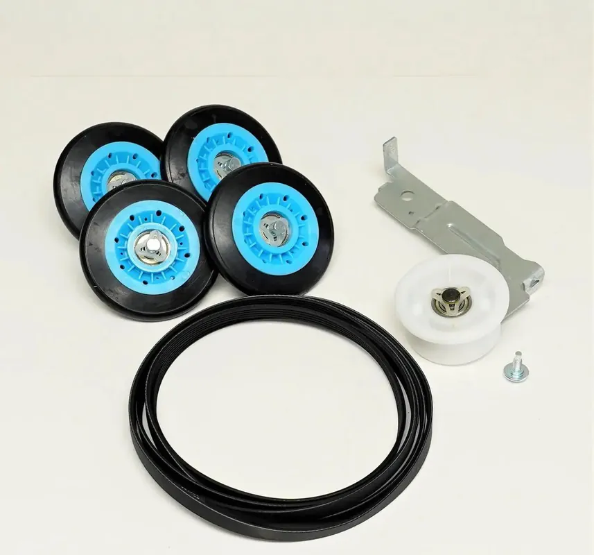 Choice Manufactured Parts Samkithd Heavy Duty Dryer Pulley Rollers Belt Maintenance Kit for Samsung DC97-16782A DC93-00634A 6602-001655