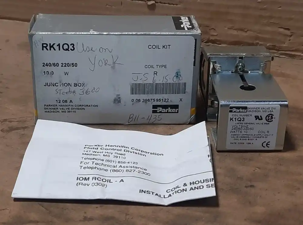 Parker Hannifin RK1Q3 Coil Solenoid 208/240V