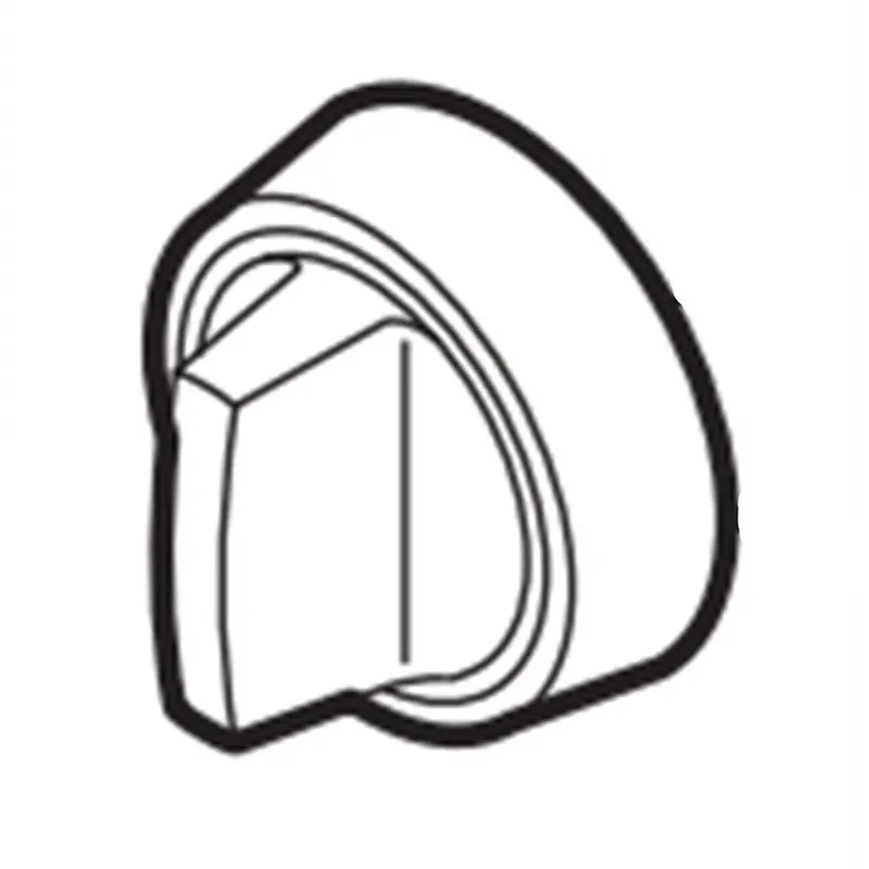 Electrolux 316543912 Knob, Control, White, (4)