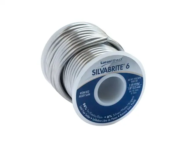 Lid Corporation 96010 Slivabrite 6 Solder