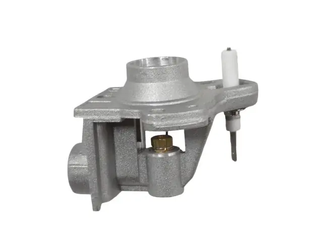 Whirlpool WPW10155785 cooktop burner orifice holder left front replacement mpn