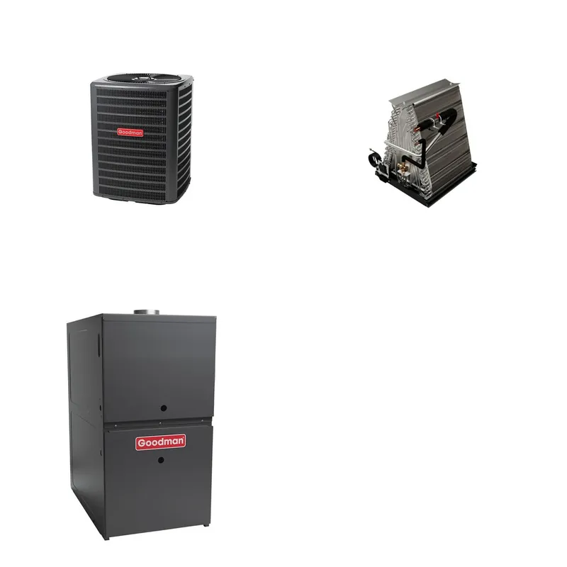 GOODMAN GLZS5BA2410+CAUTA3026B3+GR9S800403AU - 24K BTU Ducted Heat Pump System - R-32