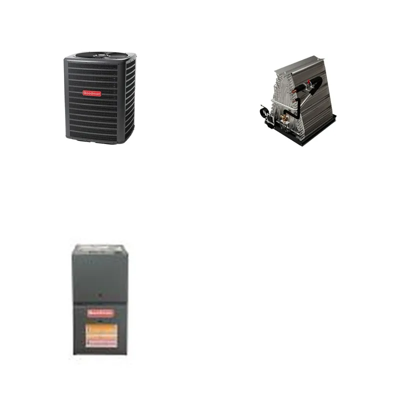 GOODMAN GLZS5BA2410+CAUTA3022C3+GR9S800403AN - 24K BTU Ducted Heat Pump System - R-32