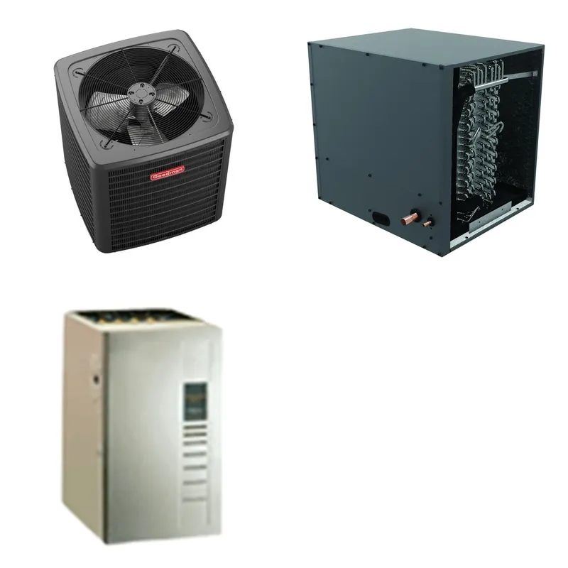 GOODMAN GLXS5BA3010+CHPTA3630B3+GR9S960603BU - 2.5 Ton Ducted Air Conditioner & Gas Furnace System - R-32