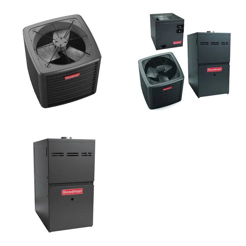 GOODMAN GLZS5BA4210+CAUTA4230C3+GR9S800804CN - 42K BTU Ducted Heat Pump System - R-32