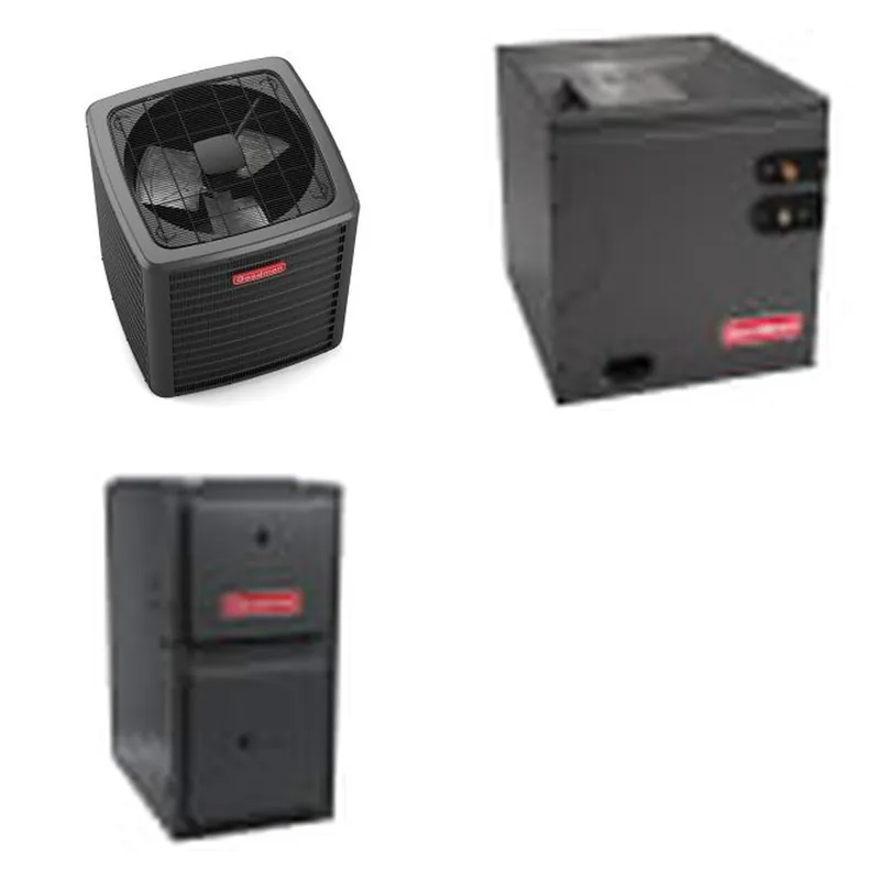 GOODMAN GLXS5BA4810+CAPTA6030D3+GR9S960804CN - 4 Ton Ducted Air Conditioner & Gas Furnace System - R-32