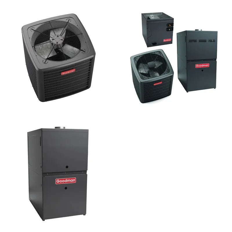 GOODMAN GLZS5BA3610+CAUTA4230C3+GR9S800604BU - 36K BTU Ducted Heat Pump System - R-32
