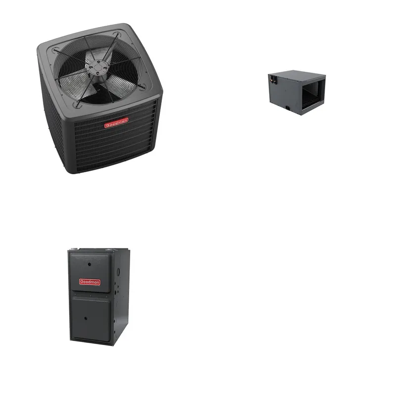 GOODMAN GLZS5BA3610+CHPTA3630C3+GR9S920805CN - 36K BTU Ducted Heat Pump System - R-32