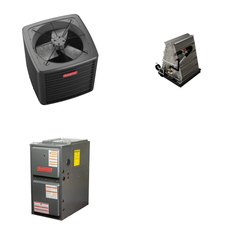 GOODMAN GLZS5BA3010+CAUTA3026C3+GR9S960803BN - 30K BTU Ducted Heat Pump System - R-32