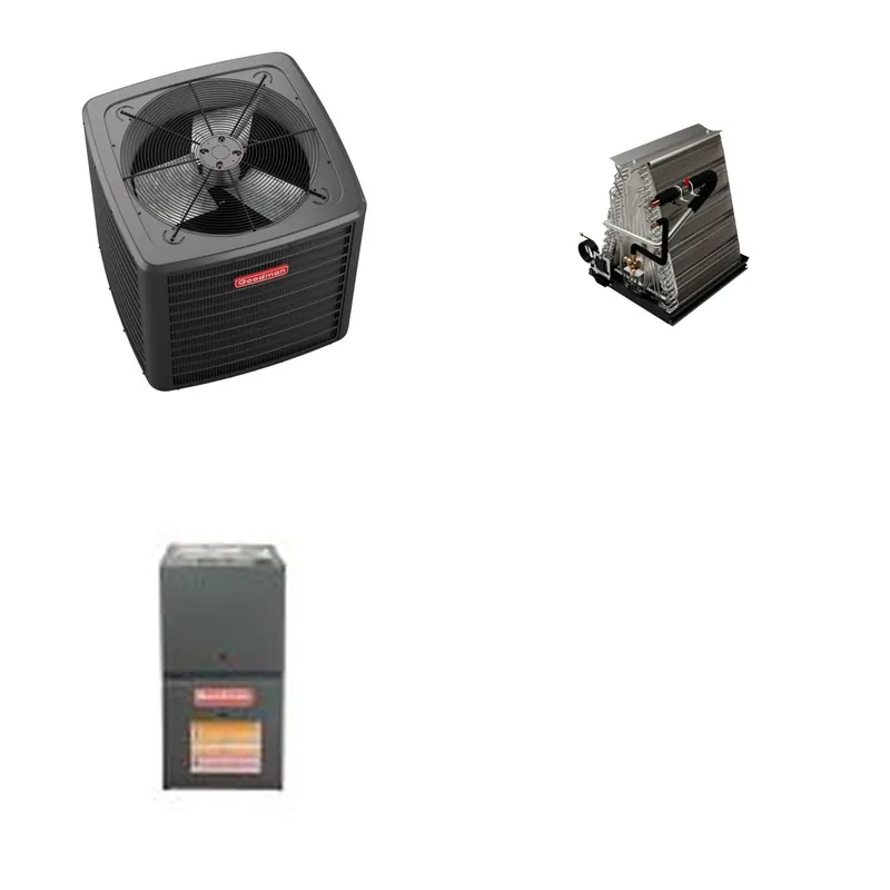 GOODMAN GLZS5BA1810+CAUTA3022A3+GR9S800403AN - 18K BTU Ducted Heat Pump System - R-32