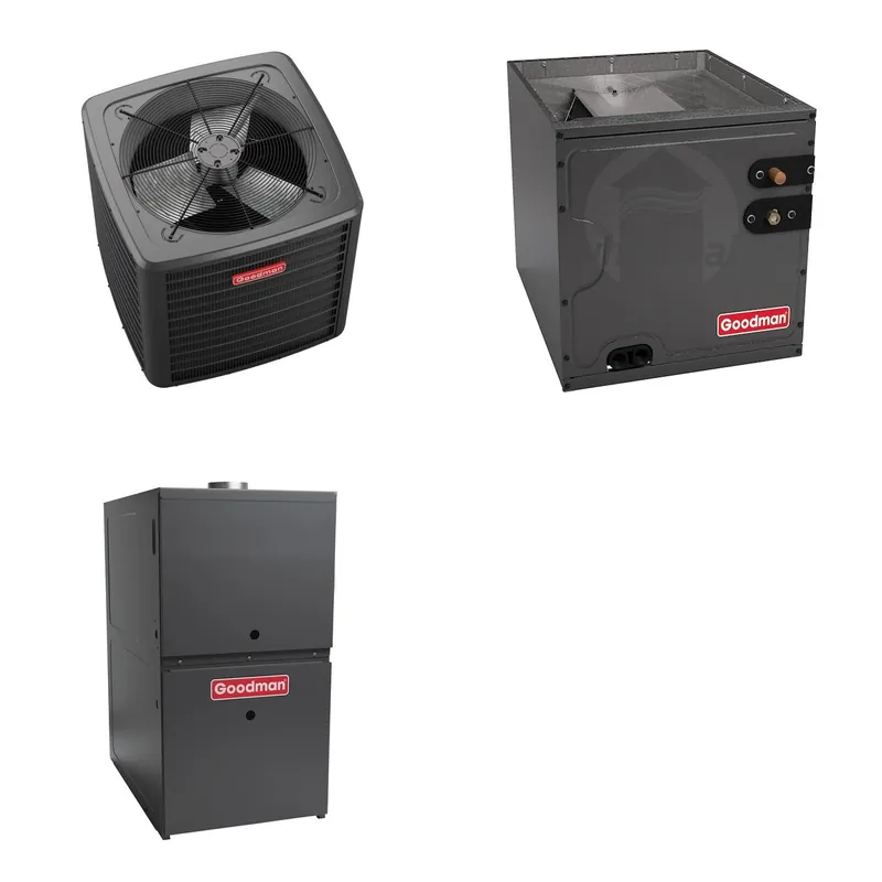 GOODMAN GLZS5BA1810+CAPTA3022C3+GR9S800603AU - 18K BTU Ducted Heat Pump System - R-32