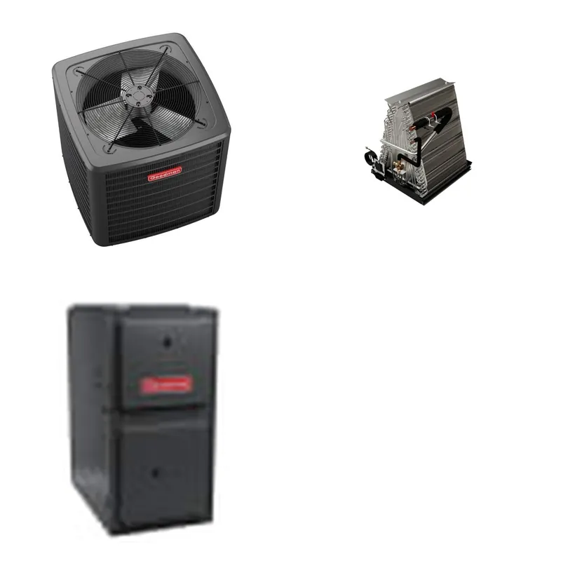 GOODMAN GLZS5BA3010+CAUTA3026C3+GR9S960804CN - 30K BTU Ducted Heat Pump System - R-32