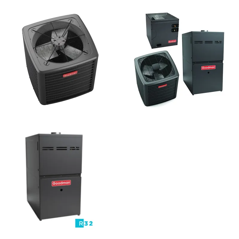 GOODMAN GLZS5BA3610+CAUTA4230C3+GR9S801005CN - 36K BTU Ducted Heat Pump System - R-32