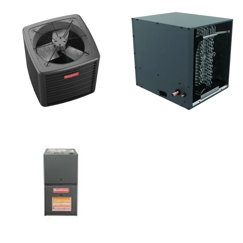 GOODMAN GLZS5BA1810+CHPTA1822B3+GR9S800403AN - 18K BTU Ducted Heat Pump System - R-32
